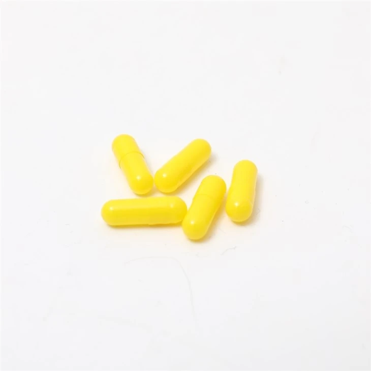Yellow Hard Gelatin Empty Capsules In Bone Gelatin